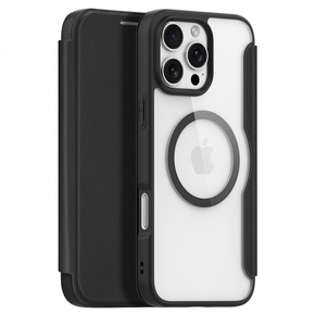 Dux Ducis Obal na mobil pre iPhone 16 Pro Max, Skin X Pro, MagSafe, čierne