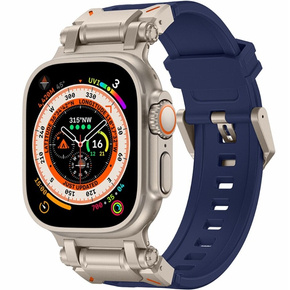 ERBORD ProTech remienok pre Apple Watch 1/2/3/4/5/6/7/8/9/SE/Ultra/Ultra 2 42/44/45/49MM, modrý