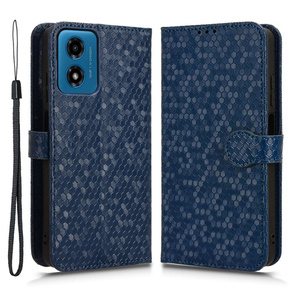 Flipové puzdro pre Motorola Moto G24 / G24 Power / G04, Wallet Rhombus, modré