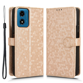 Flipové puzdro pre Motorola Moto G24 / G24 Power / G04, Wallet Rhombus, ružové