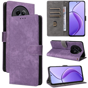 Flipové puzdro pre Realme 12 5G, RFID Wallet, fialové