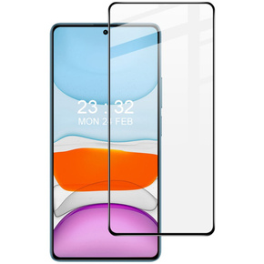 IMAK Full Cover Tvrdené sklo pre Xiaomi Redmi Note 13 5G, čierny rám
