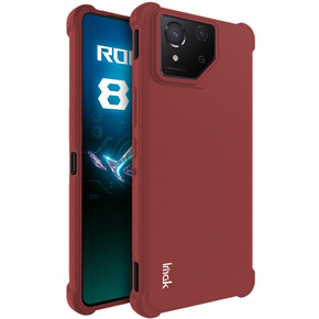 IMAK Obal na mobil pre ASUS ROG Phone 8 Pro, Dropproof, červené