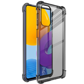 IMAK Obal na mobil pre Samsung Galaxy M52 5G, Dropproof, transparentné / čierne