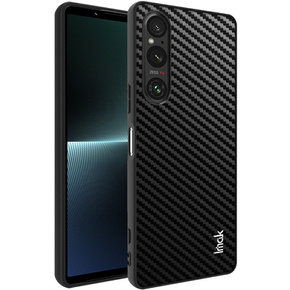 IMAK Obal na mobil pre Sony Xperia 1V, LX-5 Series, Carbon, čierne