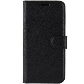 Klapkové puzdro pre Huawei Honor 8X, Leather Flexi Book, čierne