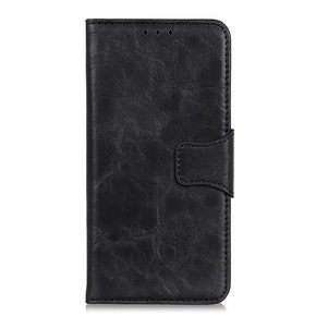 Klapkové puzdro pre Huawei P Smart 2021, Split Leather Wallet, čierne