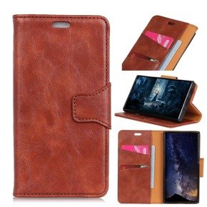 Klapkové puzdro pre Huawei P30 Pro, Split Leather Wallet, hnedé