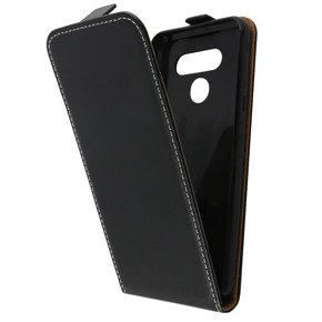 Klapkové puzdro pre LG Q60/K50, Flip, čierne