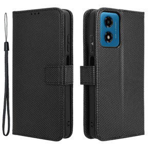 Klapkové puzdro pre Motorola Moto G24 / G24 Power / G04, Wallet Smart Magnet, čierne