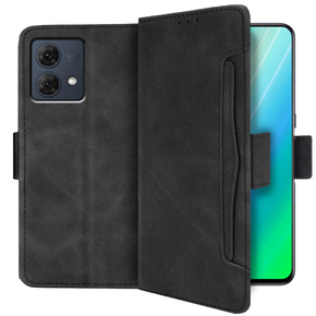 Klapkové puzdro pre Motorola Moto G84 5G, Card Slot, čierne