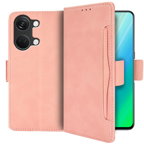 Klapkové puzdro pre OnePlus Nord 3 5G, Card Slot, ružové