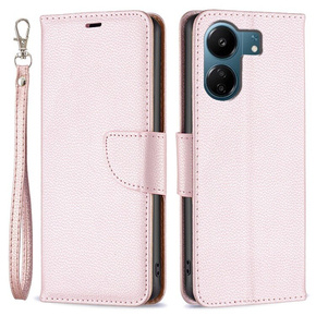 Klapkové puzdro pre Samsung Galaxy A05s, Wallet Litchi Leather, modré