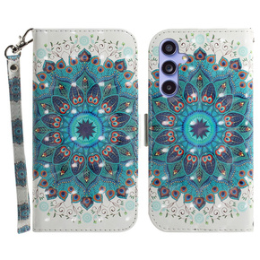 Klapkové puzdro pre Samsung Galaxy A35 5G, Wallet, Mandala Flower