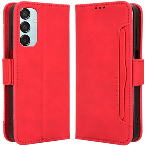 Klapkové puzdro pre Samsung Galaxy M15 5G, Card Slot, červené