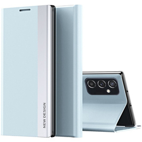 Klapkové puzdro pre Samsung Galaxy M23 5G / M13, Side Magnetic, svetlomodré