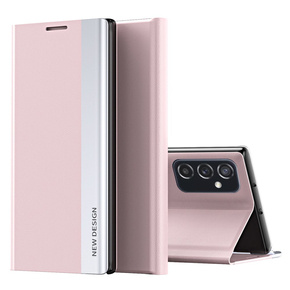 Klapkové puzdro pre Samsung Galaxy M52 5G, Side Magnetic, ružové