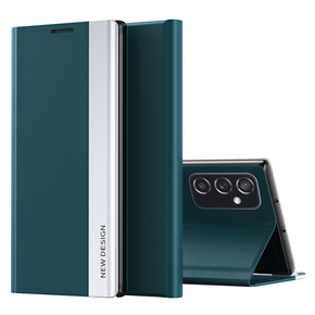 Klapkové puzdro pre Samsung Galaxy M52 5G, Side Magnetic, zelený