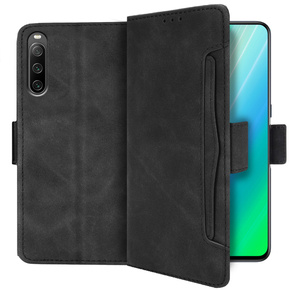 Klapkové puzdro pre Sony Xperia 10 IV, Card Slot, čierne