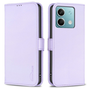 Klapkové puzdro pre Xiaomi Redmi Note 13 5G, BINFEN Wallet, fialové