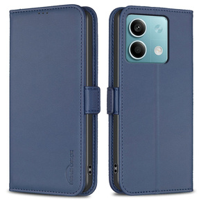 Klapkové puzdro pre Xiaomi Redmi Note 13 5G, BINFEN Wallet, modré