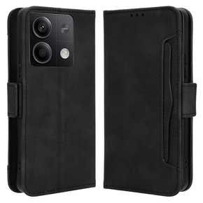 Klapkové puzdro pre Xiaomi Redmi Note 13 5G, Card Slot, čierne