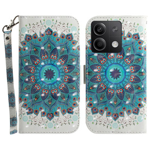 Klapkové puzdro pre Xiaomi Redmi Note 13 5G, Wallet, Mandala Flower