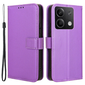 Klapkové puzdro pre Xiaomi Redmi Note 13 5G, Wallet Smart Magnet, fialové