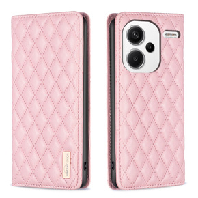 Klapkové puzdro pre Xiaomi Redmi Note 13 Pro+, Wallet, BINFEN COLOR, ružové