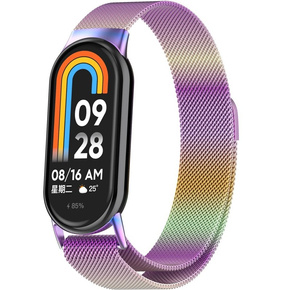 Milánsky náramok s puzdrom pre Xiaomi Smart Band 8, viacfarebné