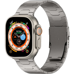 Náramok pre Apple Watch 1/2/3/4/5/6/7/8/9/SE/ULTRA/ULTRA 2 42/44/45/49MM, titán