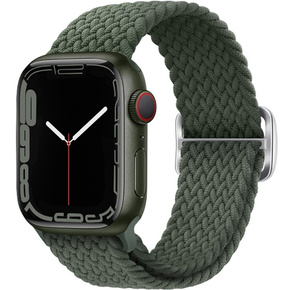 Nylonový remienok pre Apple Watch 1/2/3/4/5/6/7/8/SE/ULTRA 42/44/45/49 mm, zelený