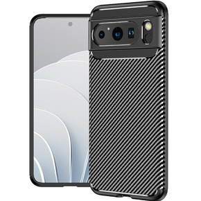 Obal na mobil pre Google Pixel 8 Pro, Carbon Gel, čierne