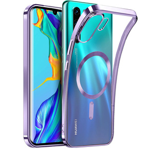 Obal na mobil pre Huawei P30 Pro, MagSafe Hybrid, fialové