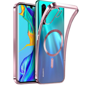 Obal na mobil pre Huawei P30 Pro, MagSafe Hybrid, ružové