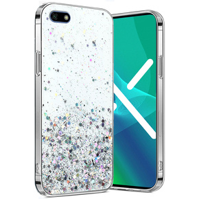 Obal na mobil pre Huawei Y5 2018, Glittery, priehľadné