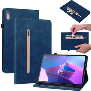 Obal na mobil pre Lenovo Tab P11 Gen 2, Wallet Pen Slot, modré