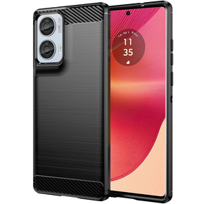Obal na mobil pre Motorola Edge 50 Fusion 5G, Carbon, čierne