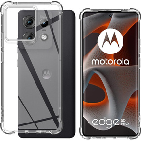 Obal na mobil pre Motorola Edge 50 Pro, Dropproof, priehľadné