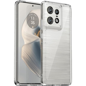 Obal na mobil pre Motorola Edge 50 Pro, Fusion Hybrid, priehľadné