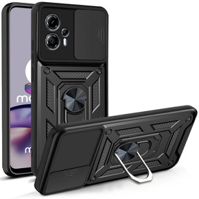 Obal na mobil pre Motorola Moto G13 / G23, CamShield Slide, čierne