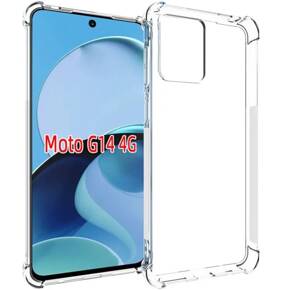 Obal na mobil pre Motorola Moto G14, Dropproof, priehľadné