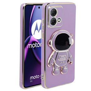 Obal na mobil pre Motorola Moto G84 5G, Astronaut, fialové