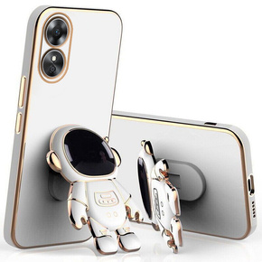 Obal na mobil pre Oppo A17, Astronaut, biele