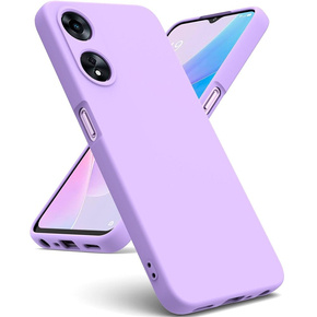 Obal na mobil pre Oppo A38 4G / Oppo A18 4G, Silicone Lite, fialové