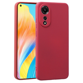 Obal na mobil pre Oppo A78 4G, Silicone Lite, červené