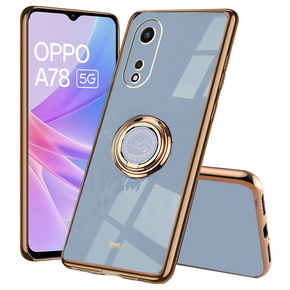 Obal na mobil pre Oppo A78 5G, Electro Ring, modré