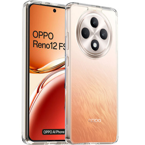 Obal na mobil pre Oppo Reno 12FS / 12F, Fusion Hybrid, priehľadné