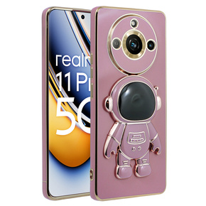 Obal na mobil pre Realme 11 Pro / 11 Pro +, Astronaut, fialové