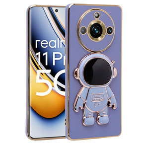 Obal na mobil pre Realme 11 Pro / 11 Pro +, Astronaut, modré
